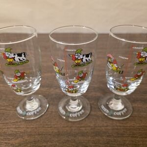 3 Vintage Irish Coffee Glasses with Ingredient Measurements - Gnomes